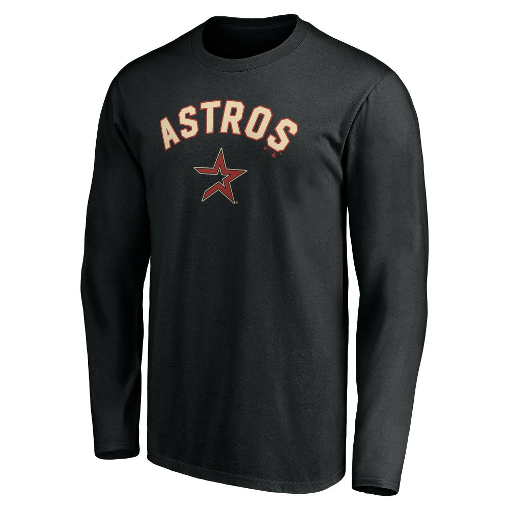 Houston Astros Personalized Cooperstown Collection Alternate Winning Streak Long Sleeve T-Shirt | MLB On Sale