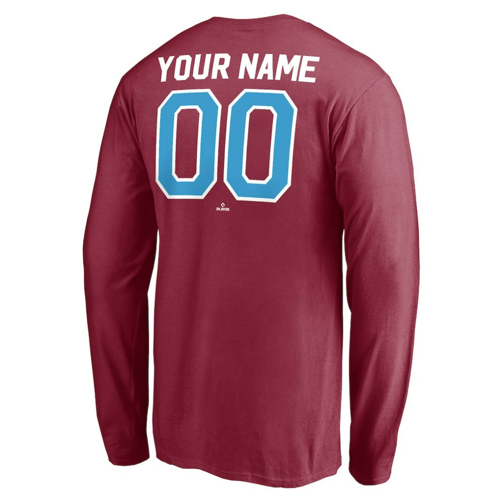 Philadelphia Phillies Personalized Cooperstown Collection Alternate Winning Streak Long Sleeve T-Shirt | MLB Near me