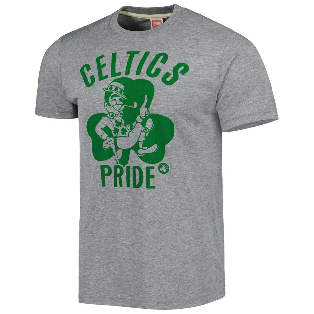 Boston Celtics Homage Unisex Hometown Hyper Local Tri-Blend T-Shirt On Sale