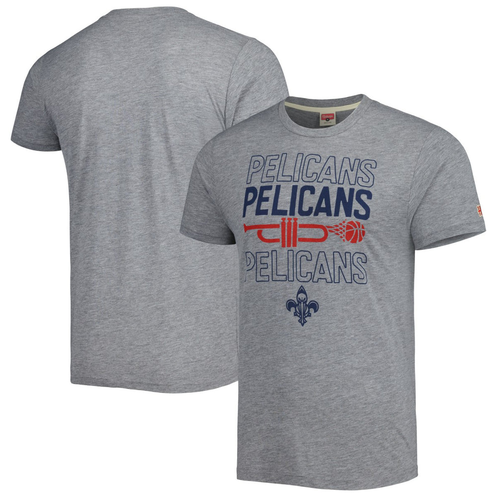 New Orleans Pelicans Homage Unisex Hometown Hyper Local Tri-Blend T-Shirt For Sale