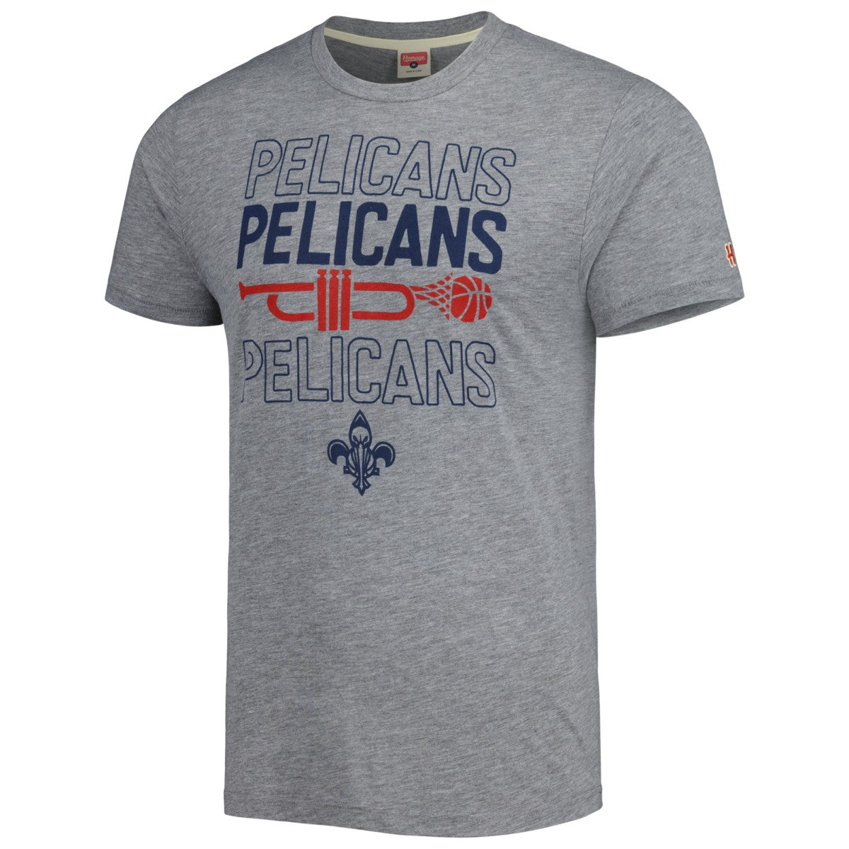 New Orleans Pelicans Homage Unisex Hometown Hyper Local Tri-Blend T-Shirt For Sale