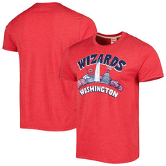 Washington Wizards Homage Unisex Hometown Hyper Local Tri-Blend T-Shirt Discount
