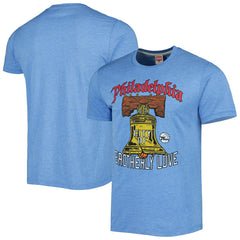 Philadelphia 76ers Homage Unisex Hometown Hyper Local Tri-Blend T-Shirt On Sale