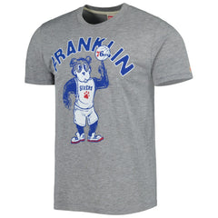 Philadelphia 76ers Homage Unisex Team Mascot Tri-Blend T-Shirt On Sale