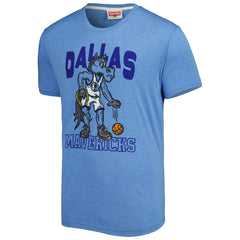Dallas Mavericks Homage Unisex Team Mascot Tri-Blend T-Shirt sale On Sale