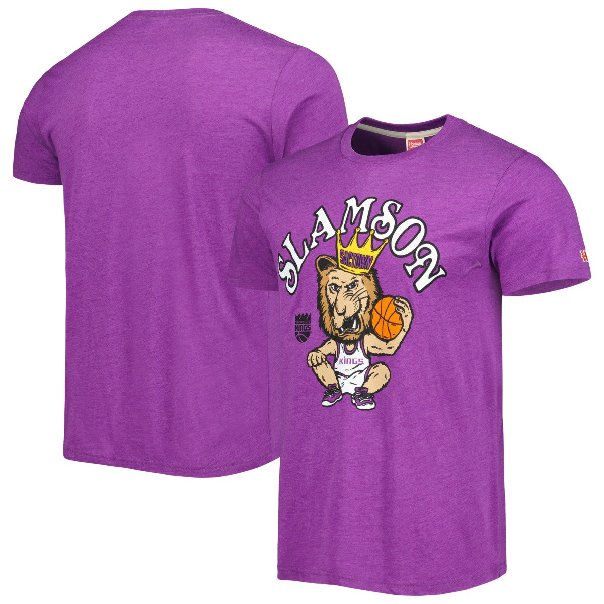 Sacramento Kings Homage Unisex Team Mascot Tri-Blend T-Shirt Discount