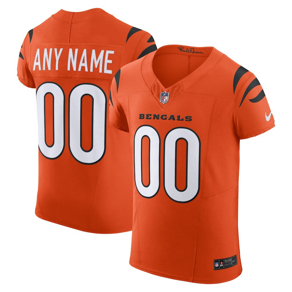 Cincinnati Bengals Nike Alternate Vapor F.U.S.E. Elite Custom Jersey