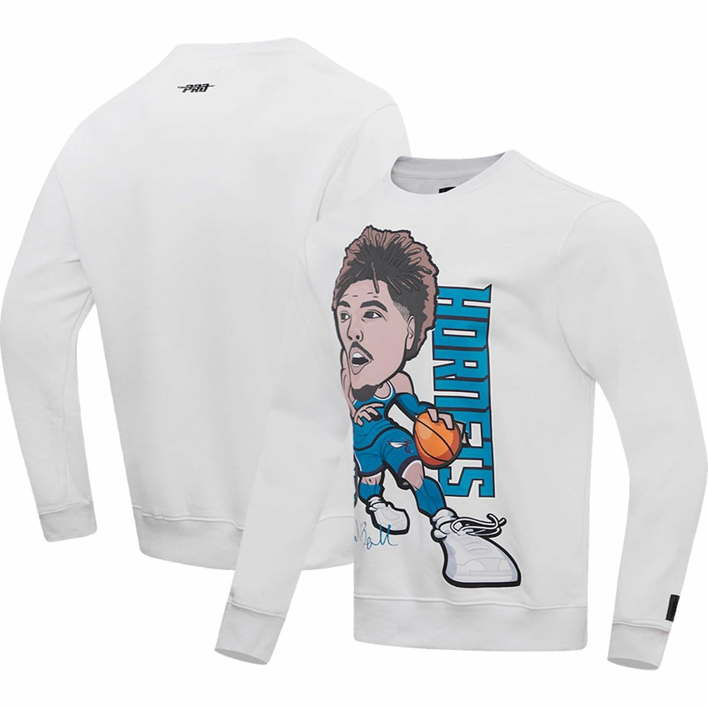 LaMelo Ball Charlotte Hornets Pro Standard Avatar Pullover Sweatshirt Discount
