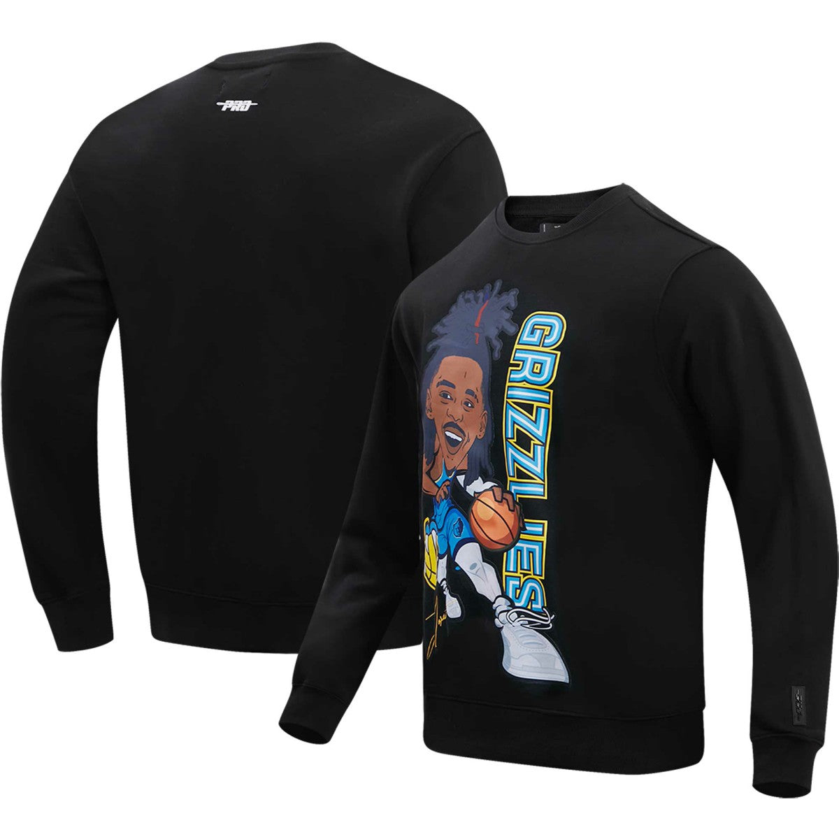 Ja Morant Memphis Grizzlies Pro Standard Avatar Pullover Sweatshirt New