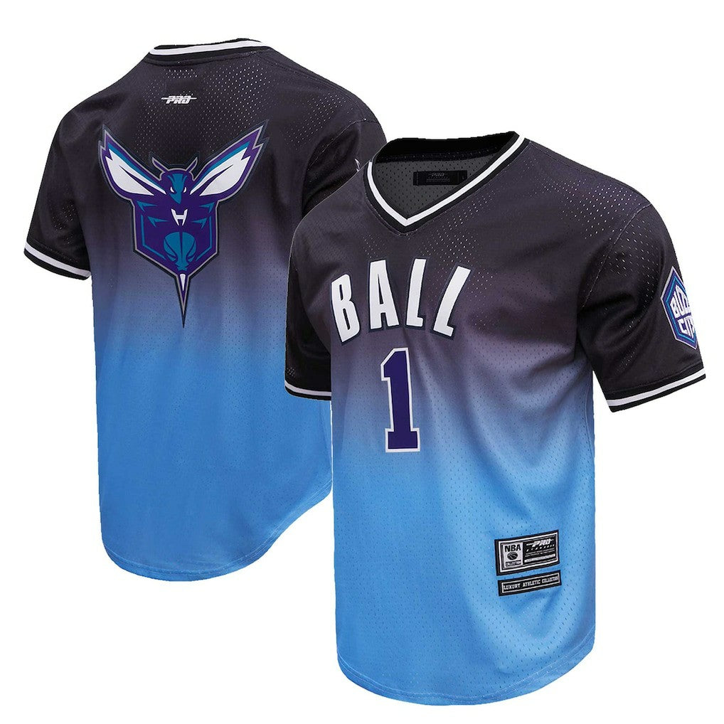 LaMelo Ball Charlotte Hornets Post Ombre Name & Number T-Shirt On Sale