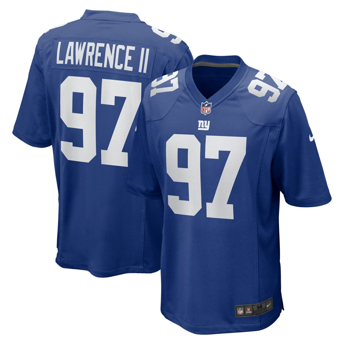 New York Giants Nike Dexter Lawrence II  Team Game Player Jersey