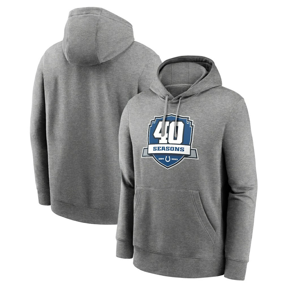 Indianapolis Colts Nike 40th Anniversary Club Pullover Hoodie