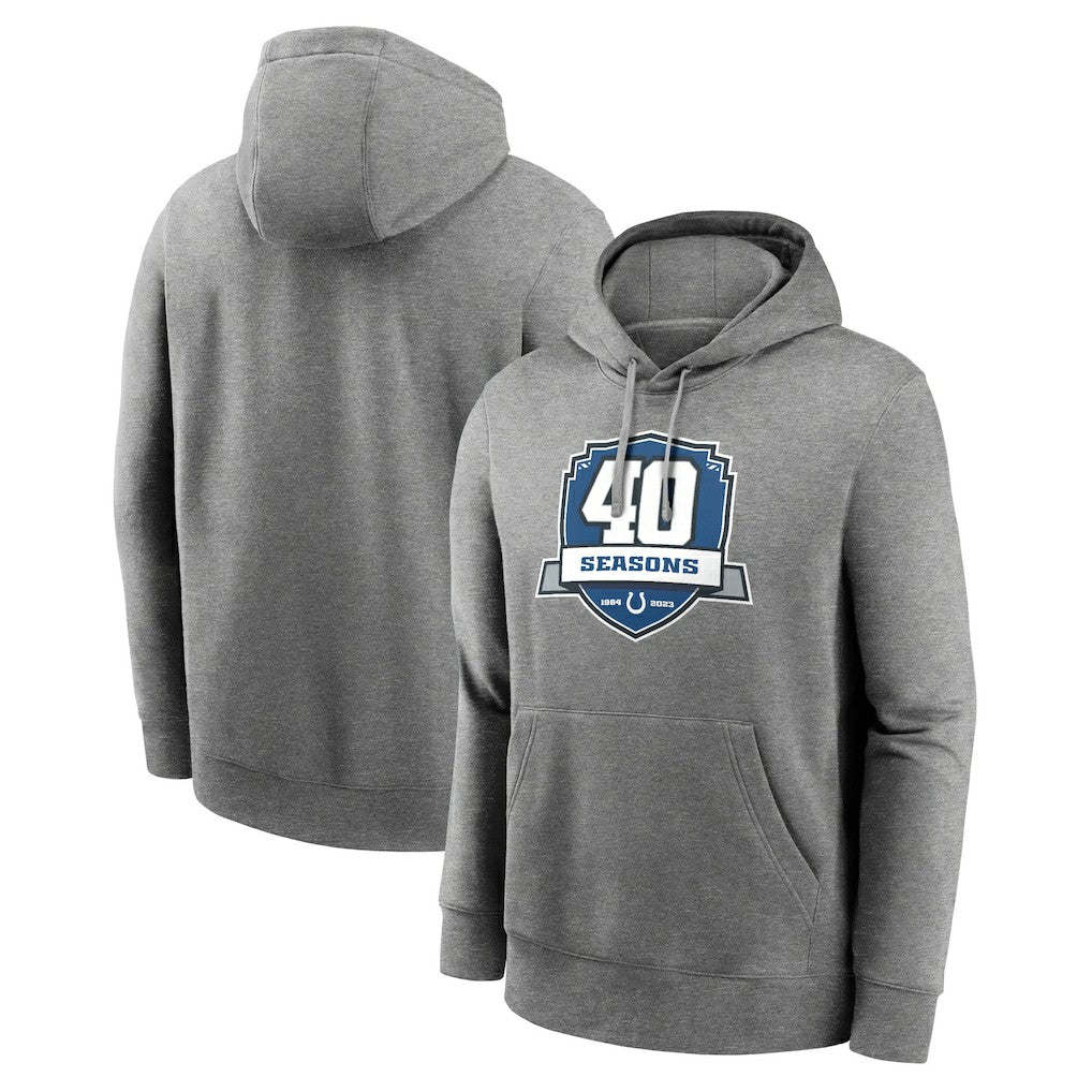 Indianapolis Colts Nike 40th Anniversary Club Pullover Hoodie