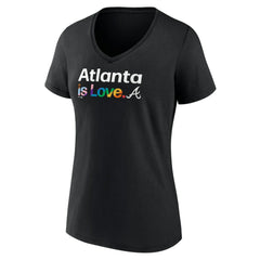 Atlanta Braves Women's City Pride V-Neck T-Shirt | MLB For sale