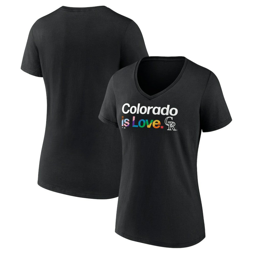 Colorado Rockies Women's City Pride V-Neck T-Shirt | MLB Outlet