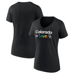 Colorado Rockies Women's City Pride V-Neck T-Shirt | MLB Outlet