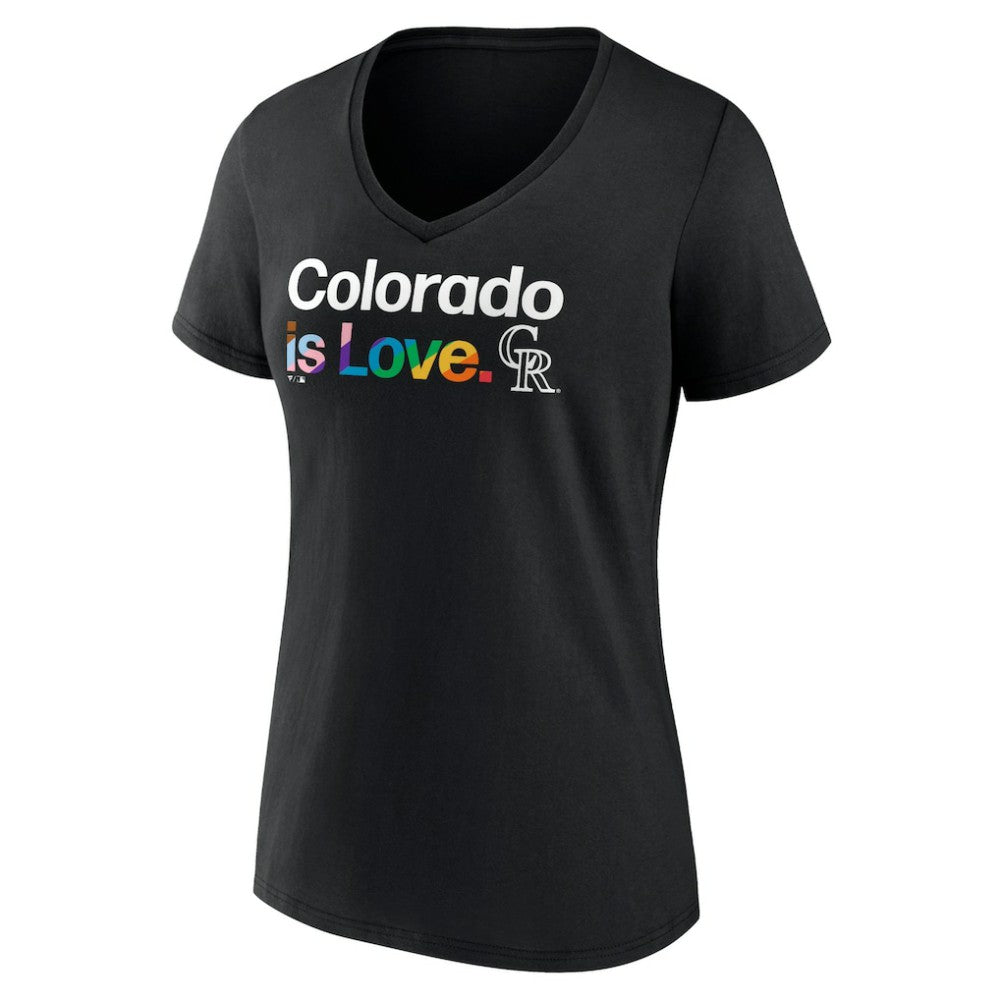 Colorado Rockies Women's City Pride V-Neck T-Shirt | MLB Outlet