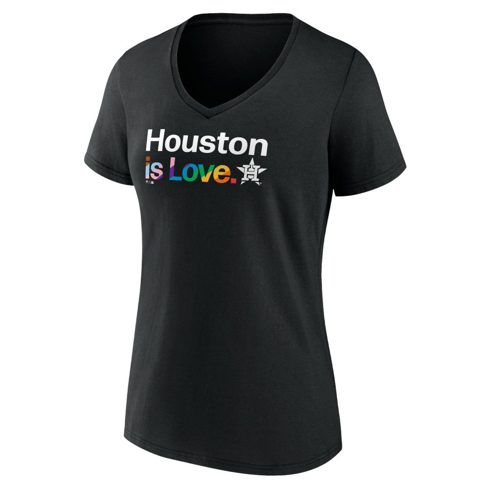 Houston Astros Women's City Pride V-Neck T-Shirt | MLB On Sale