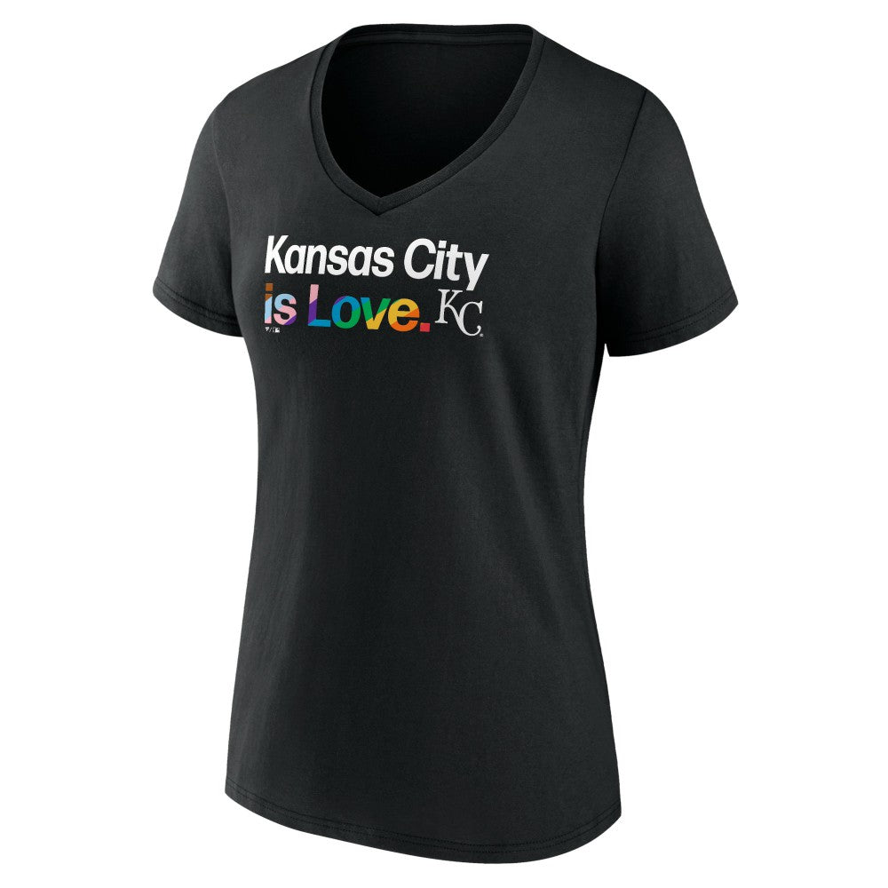 Kansas City Royals Women's City Pride V-Neck T-Shirt | MLB On Sale