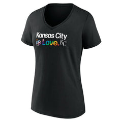 Kansas City Royals Women's City Pride V-Neck T-Shirt | MLB On Sale