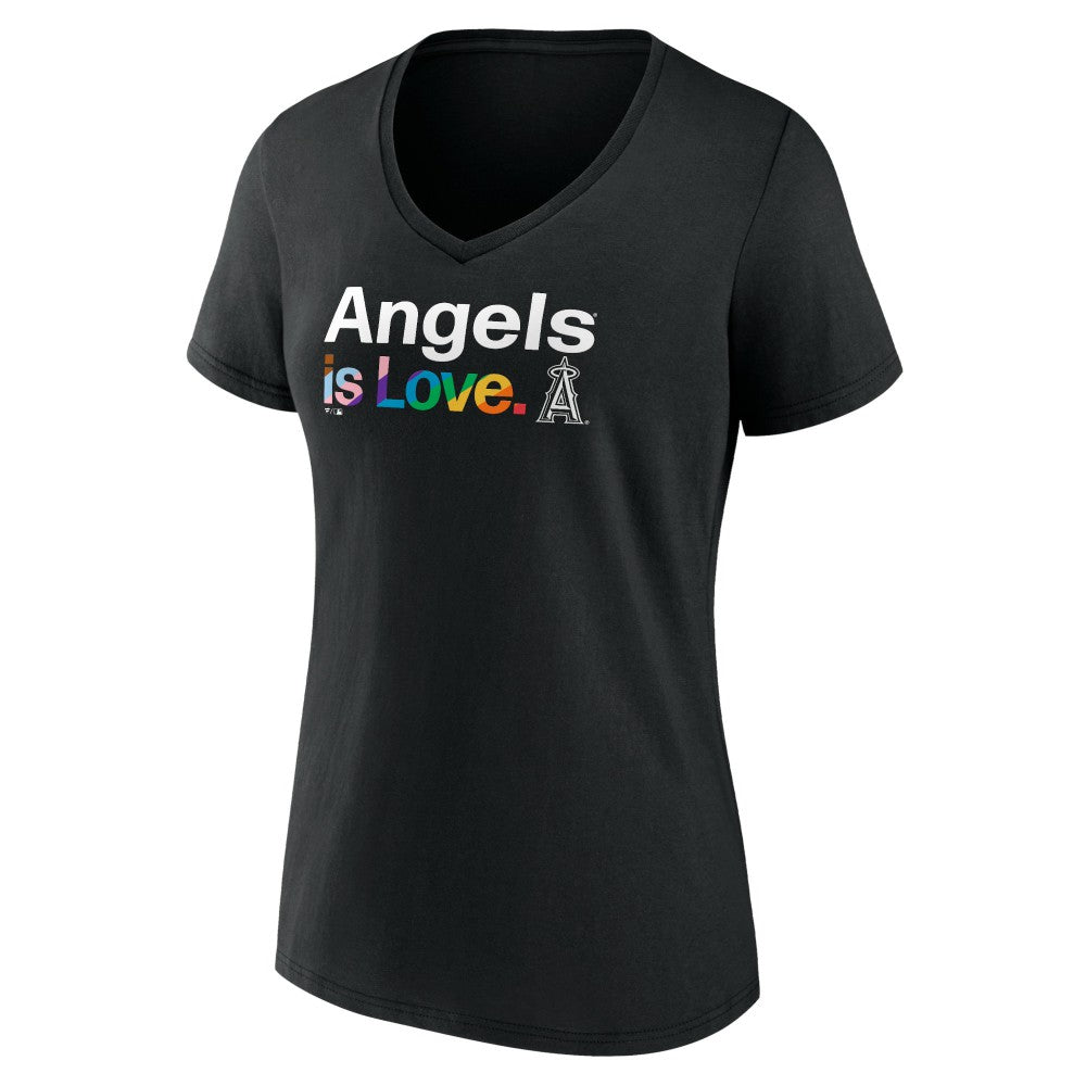 Los Angeles Angels Women's City Pride V-Neck T-Shirt | MLB Sale