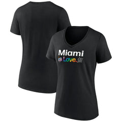 Miami Marlins Women's City Pride V-Neck T-Shirt | MLB Outlet