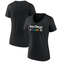 San Diego Padres Women's City Pride V-Neck T-Shirt | MLB Online
