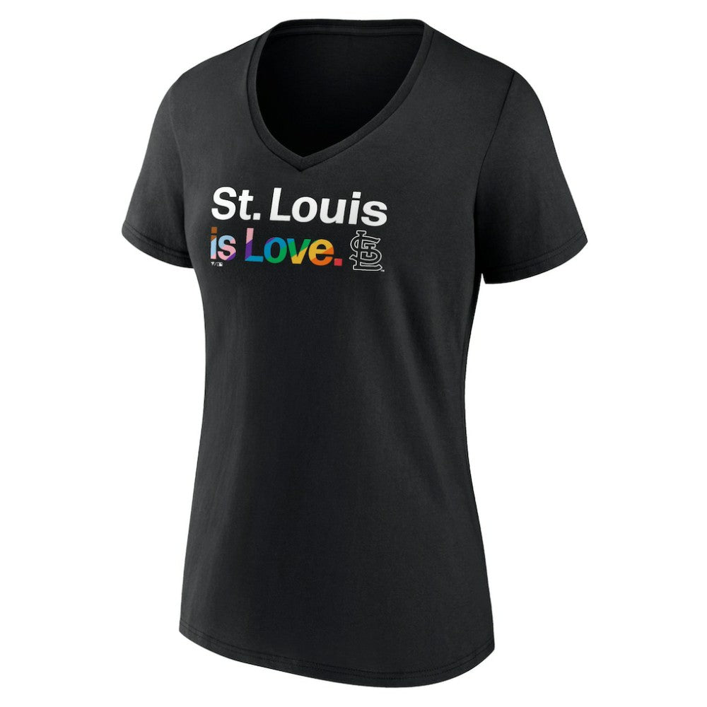 St. Louis Cardinals Women's City Pride V-Neck T-Shirt | MLB For sale