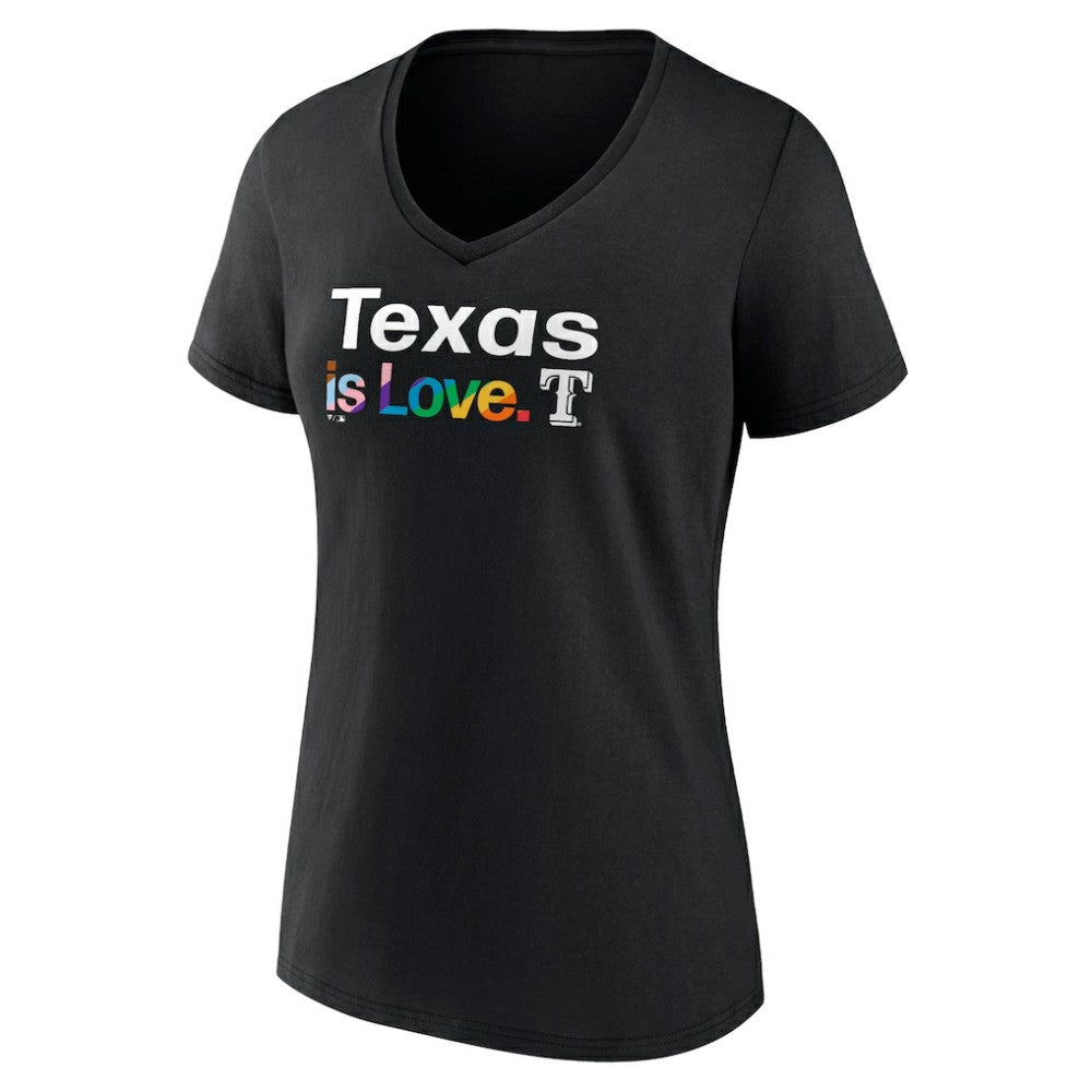Texas Rangers Women's City Pride V-Neck T-Shirt | MLB On Sale