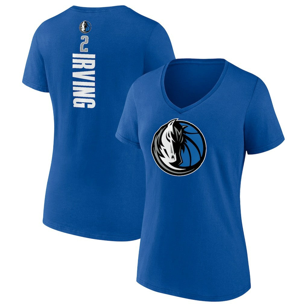 Kyrie Irving Dallas Mavericks Women's Playmaker Name & Number V-Neck T-Shirt sale Online