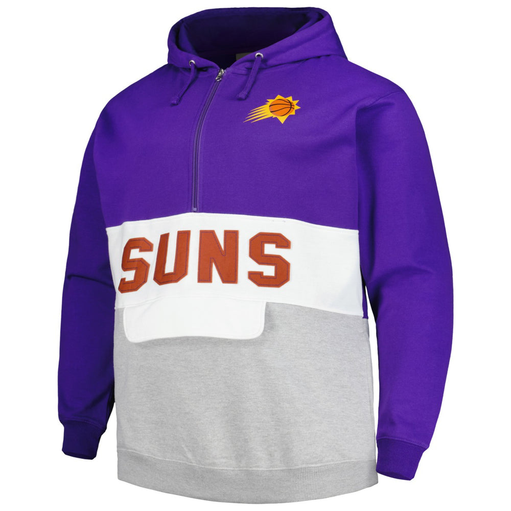 Phoenix Suns Big & Tall Anorak Half-Zip Hoodie Outlet