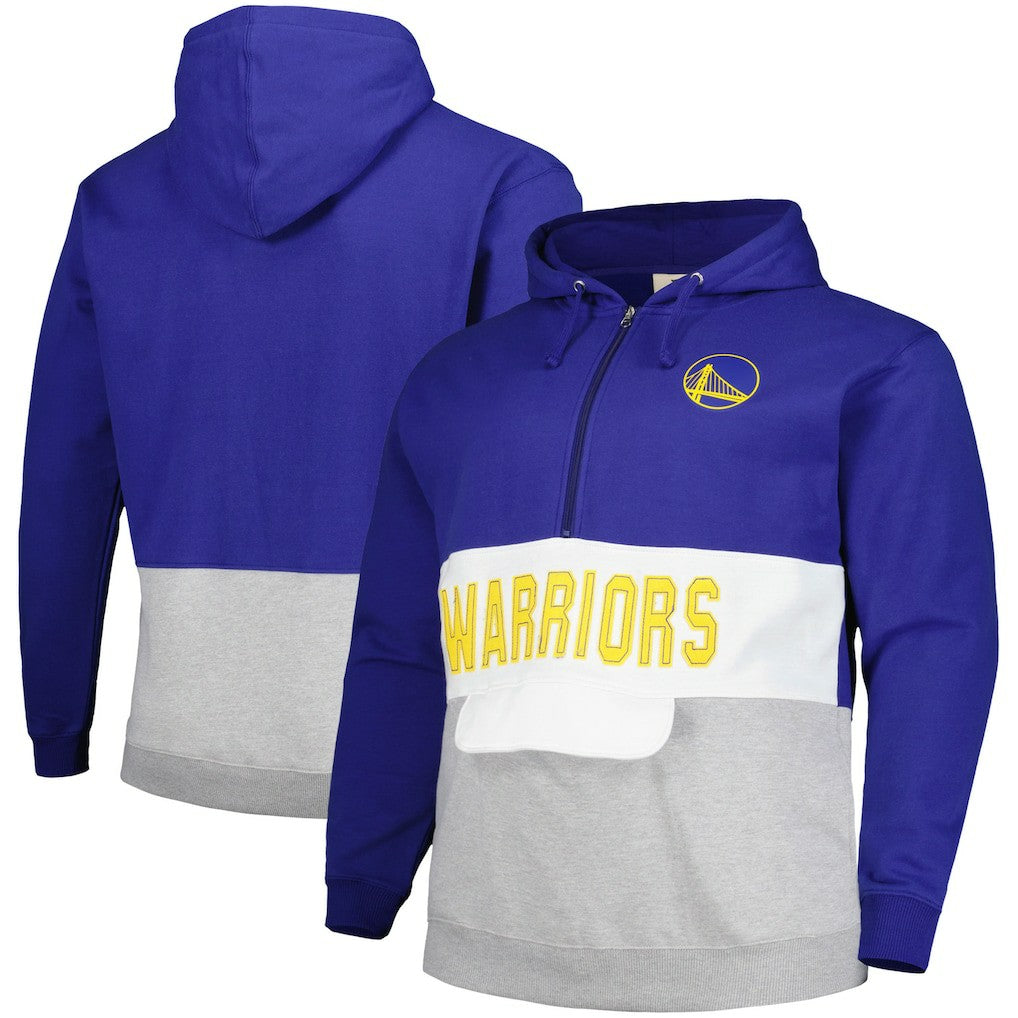 Golden State Warriors Big & Tall Anorak Half-Zip Hoodie sale On Sale