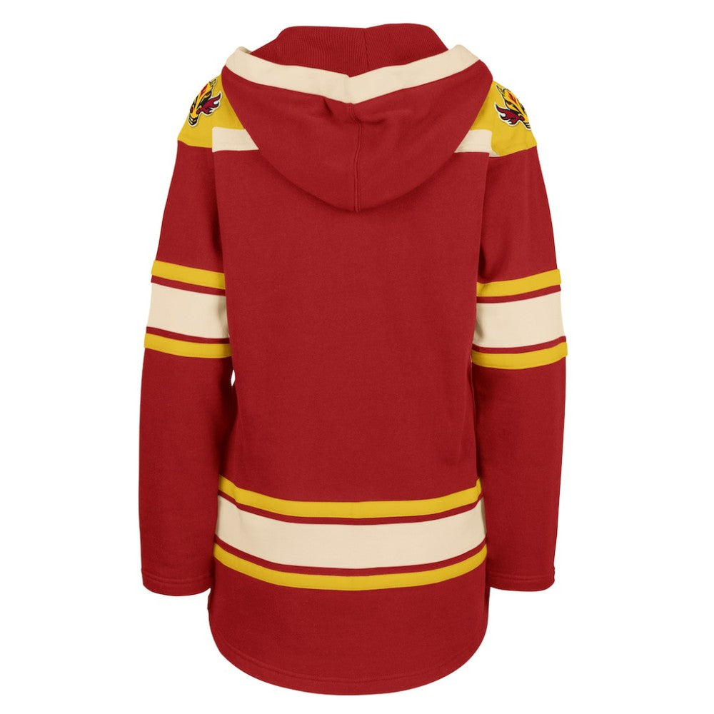 Calgary Flames '47 Women's Superior Lacer Pullover Hoodie Outlet