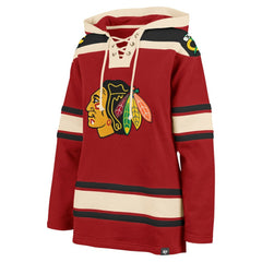 Chicago Blackhawks '47 Women's Superior Lacer Pullover Hoodie On Sale