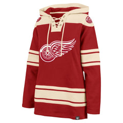 Detroit Red Wings '47 Women's Superior Lacer Pullover Hoodie Outlet