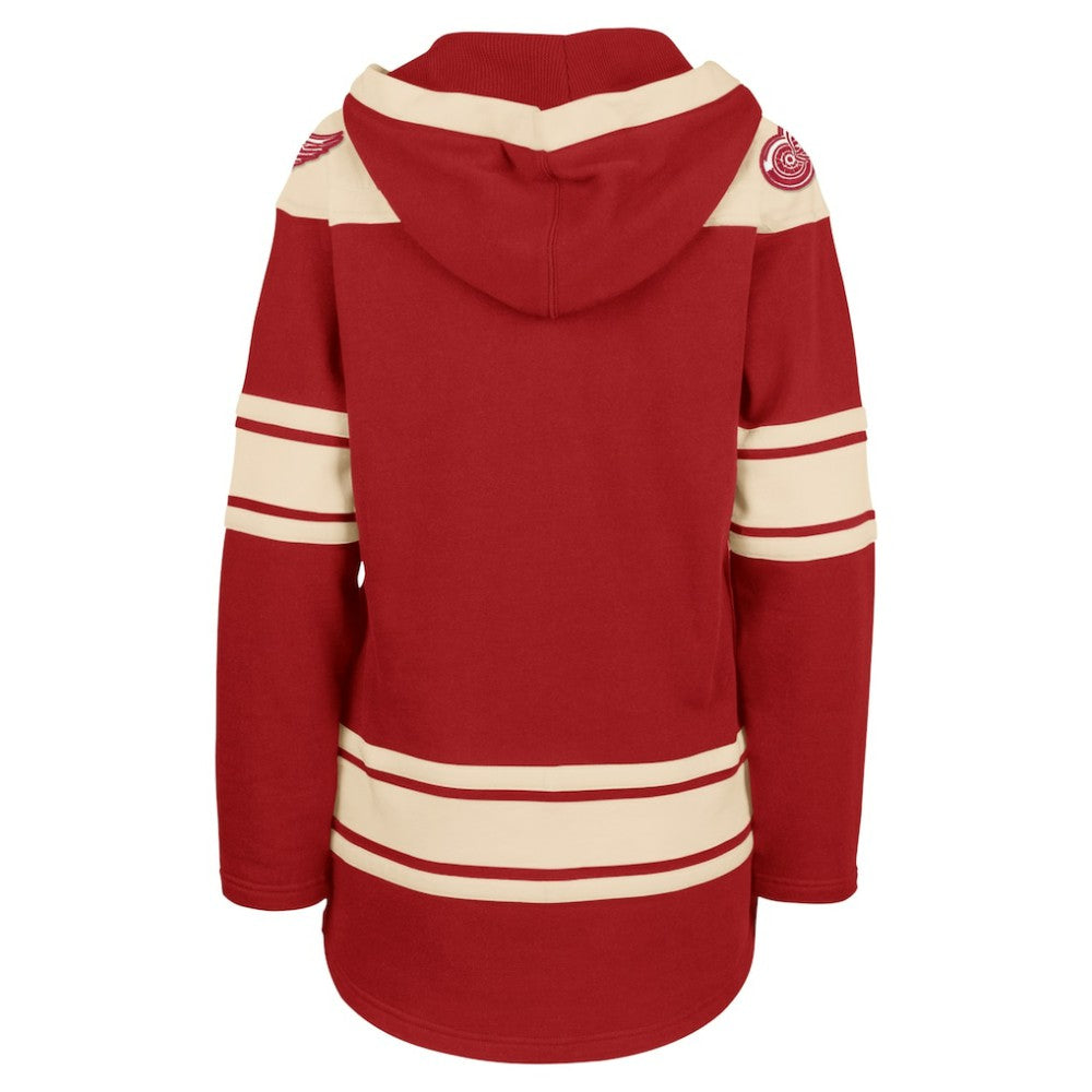 Detroit Red Wings '47 Women's Superior Lacer Pullover Hoodie Outlet