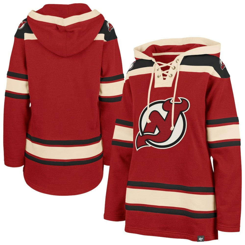 New Jersey Devils '47 Women's Superior Lacer Pullover Hoodie Sale