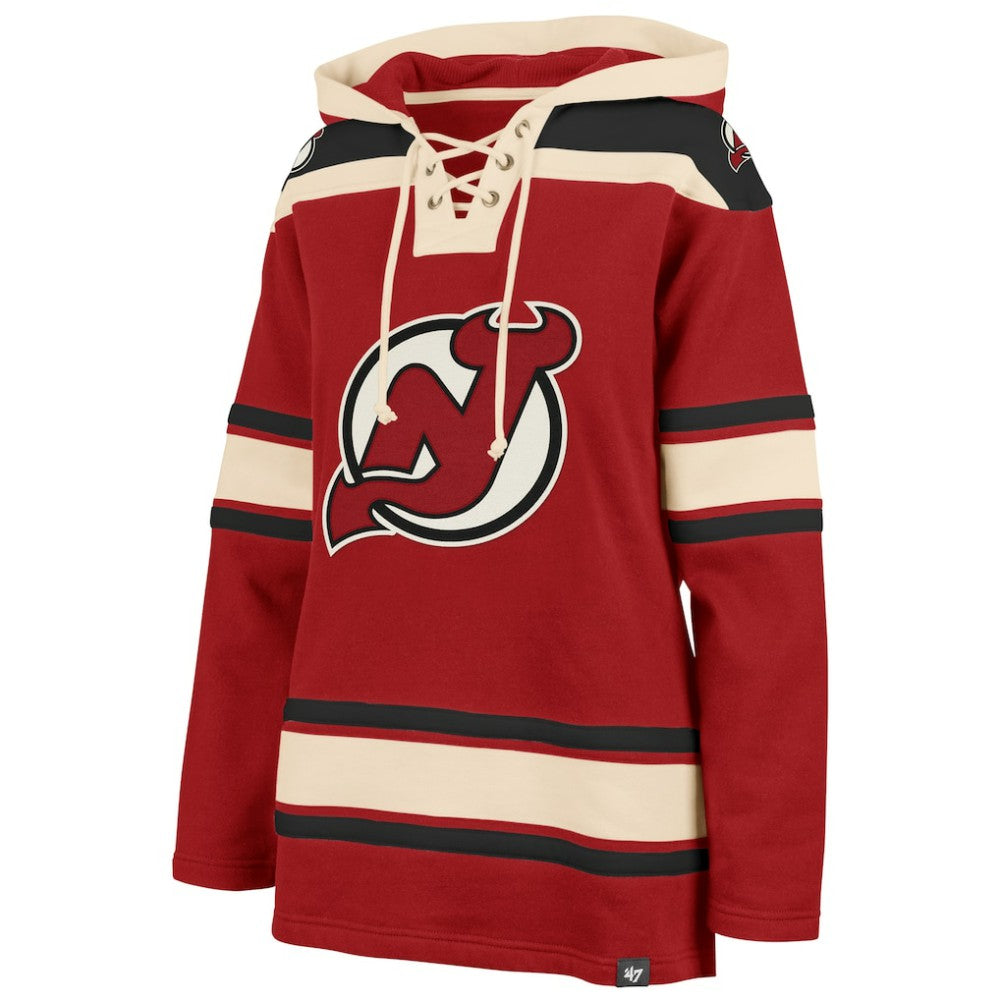 New Jersey Devils '47 Women's Superior Lacer Pullover Hoodie Sale