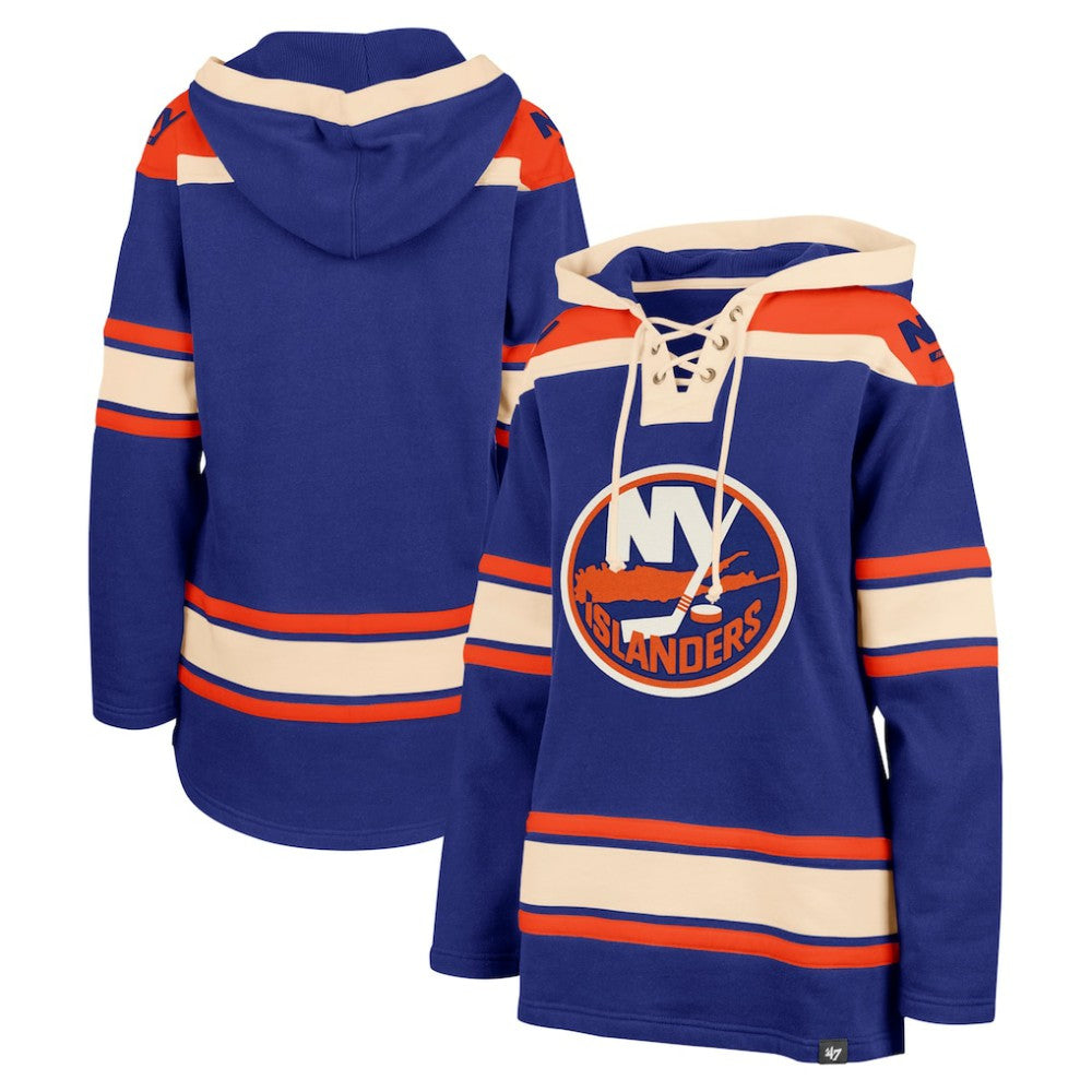 New York Islanders '47 Women's Superior Lacer Pullover Hoodie On Sale