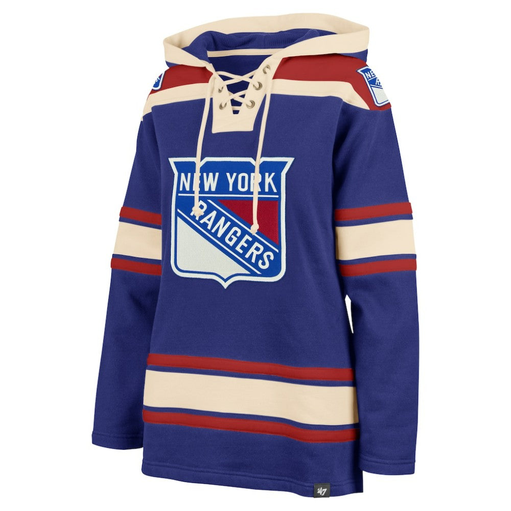 New York Rangers '47 Women's Superior Lacer Pullover Hoodie Discount