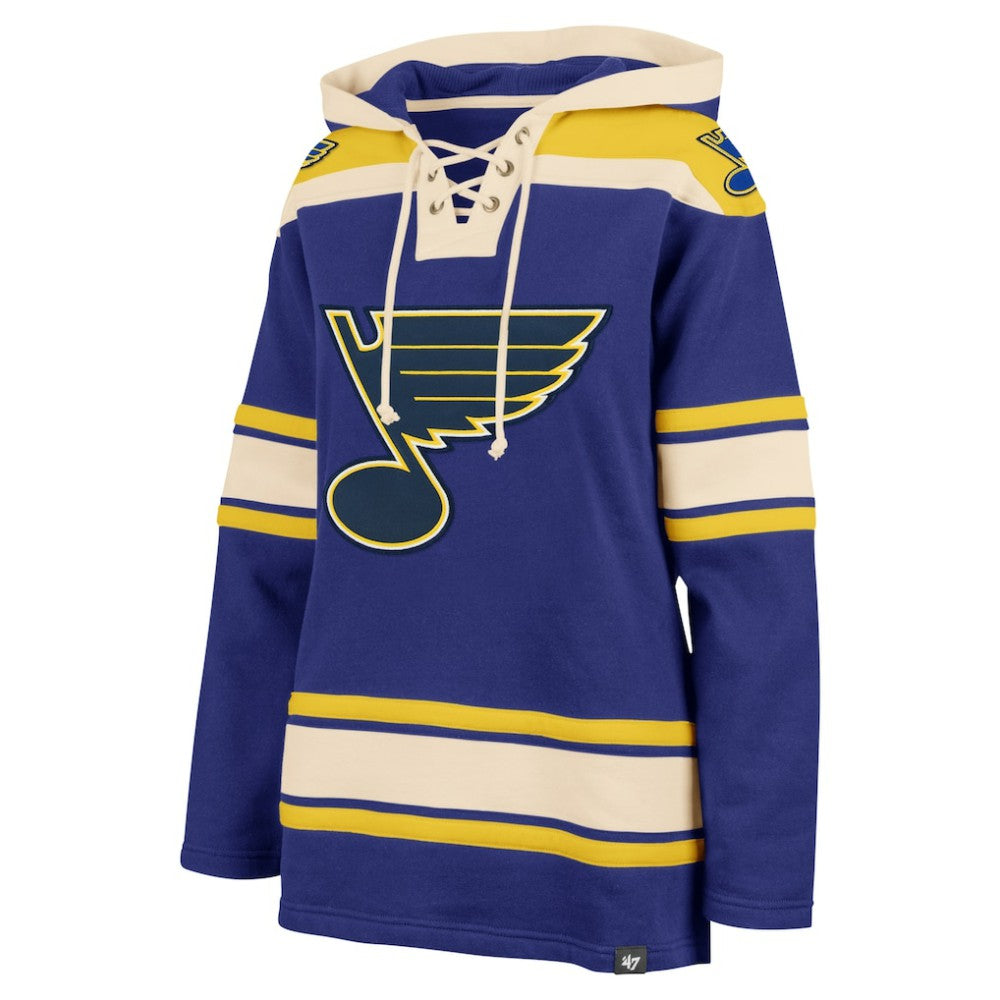 St. Louis Blues '47 Women's Superior Lacer Pullover Hoodie On Sale