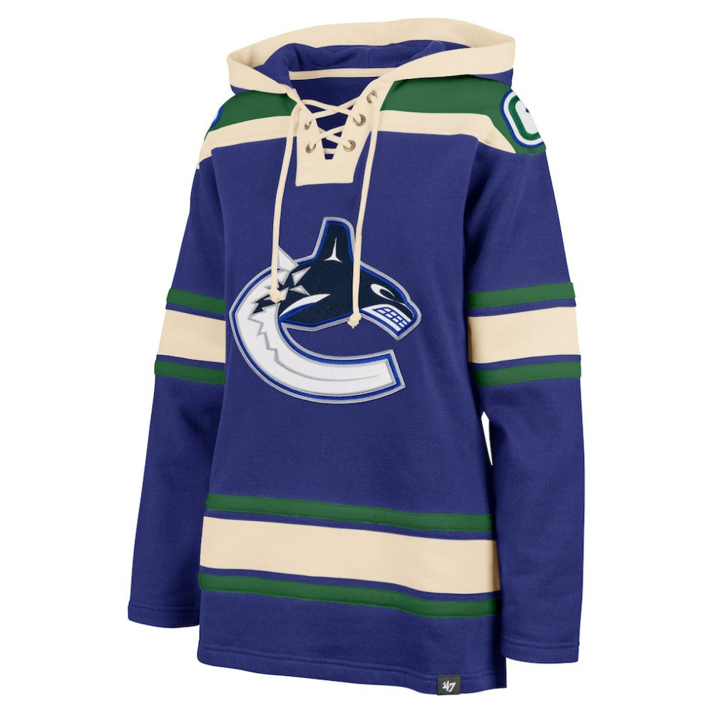 Vancouver Canucks '47 Women's Superior Lacer Pullover Hoodie On Sale