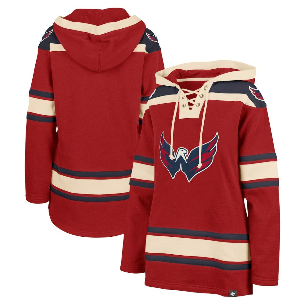 Washington Capitals '47 Women's Superior Lacer Pullover Hoodie Outlet