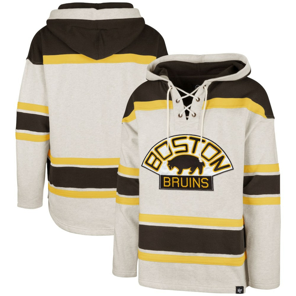 Boston Bruins '47 Rockaway Lacer Pullover Hoodie Discount