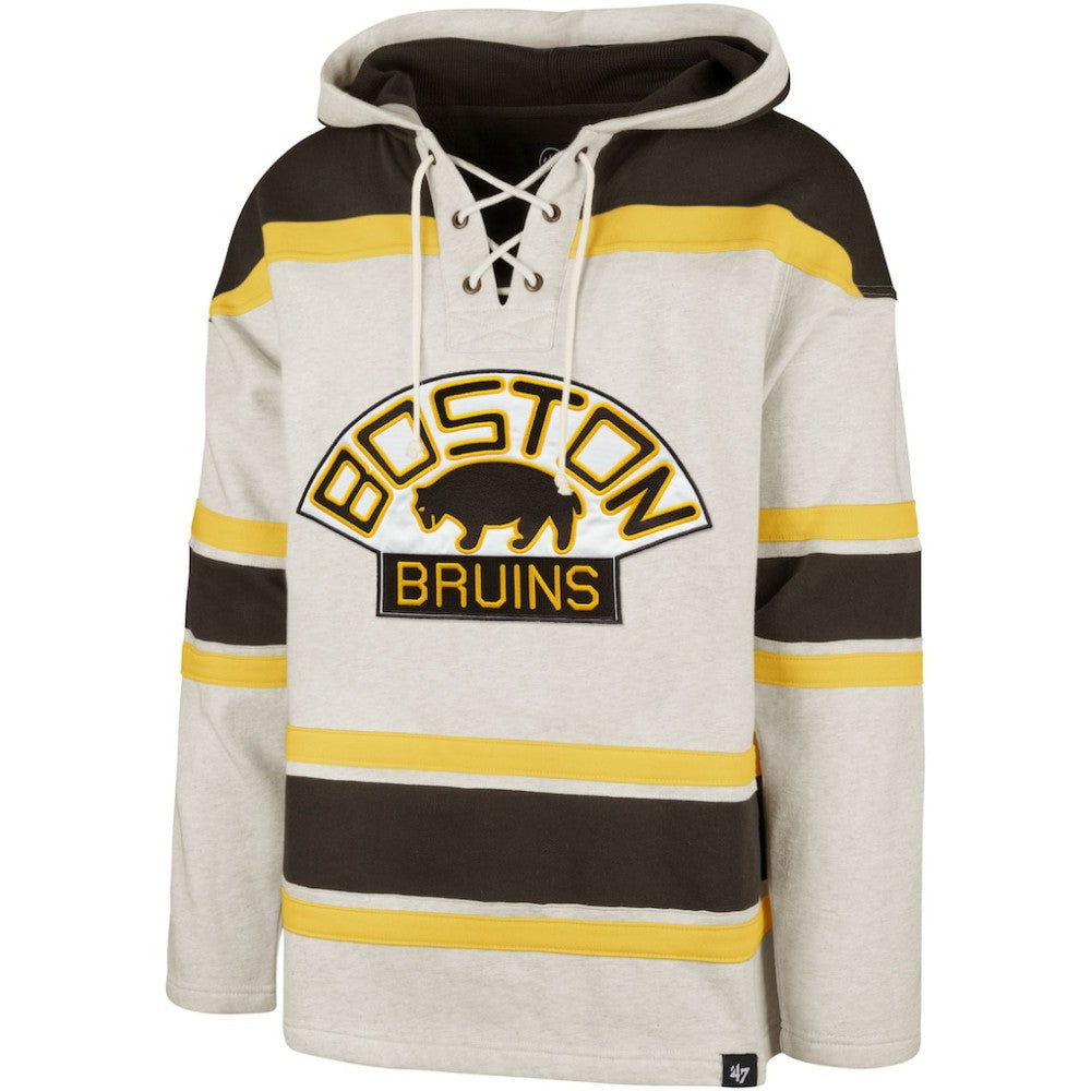 Boston Bruins '47 Rockaway Lacer Pullover Hoodie Discount