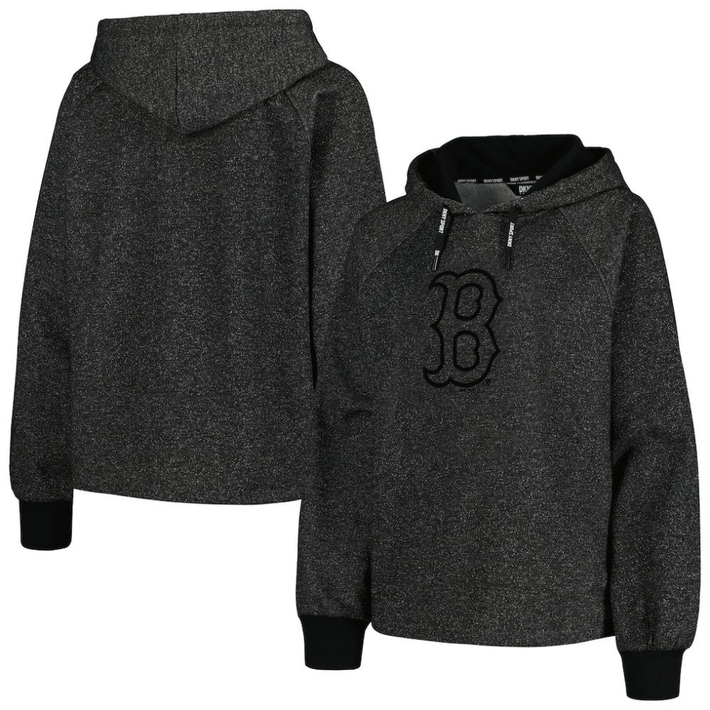 Boston Red Sox DKNY Sport Women's Debbie Dolman Raglan Pullover Hoodie | MLB Discount
