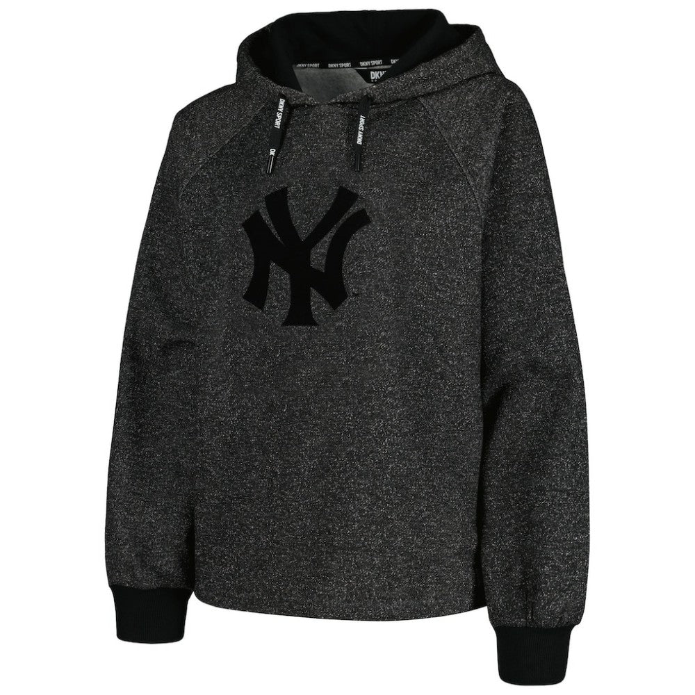 New York Yankees DKNY Sport Women's Debbie Dolman Raglan Pullover Hoodie | MLB For sale