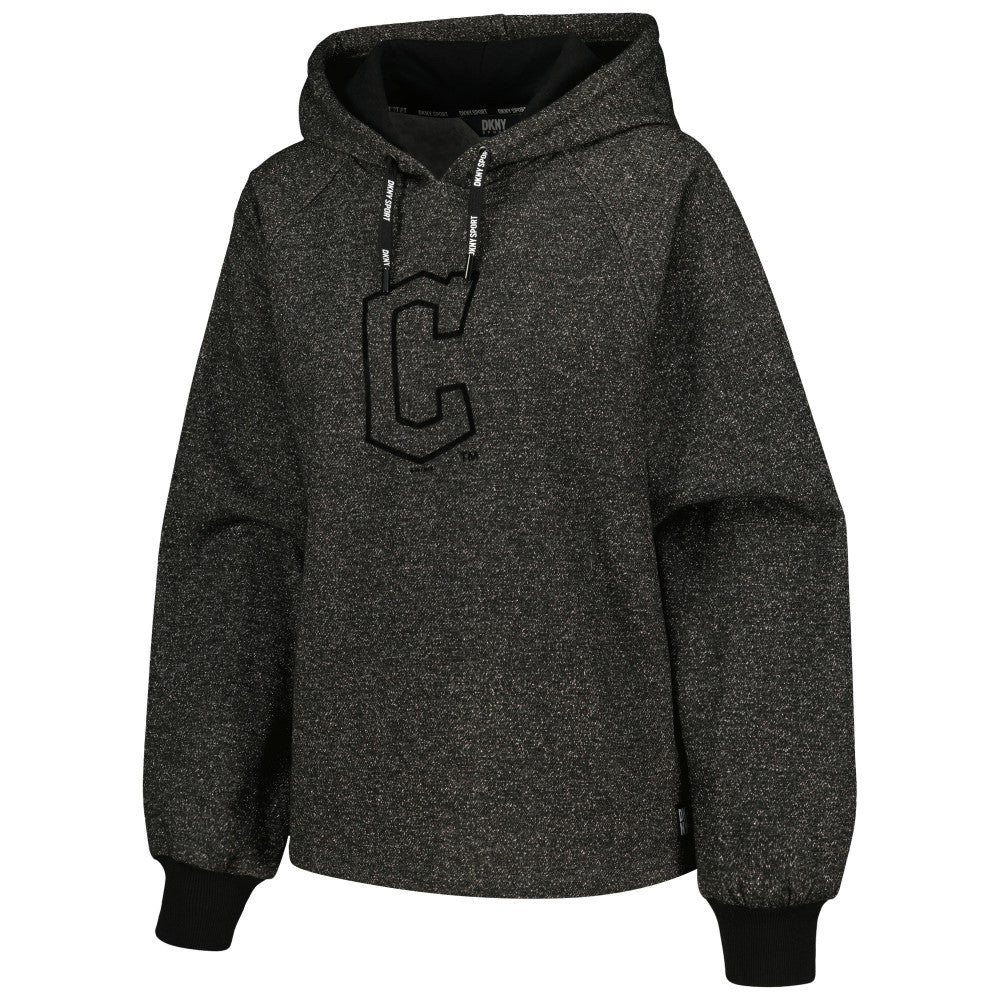 Cleveland Guardians DKNY Sport Women's Debbie Dolman Raglan Pullover Hoodie | MLB Online