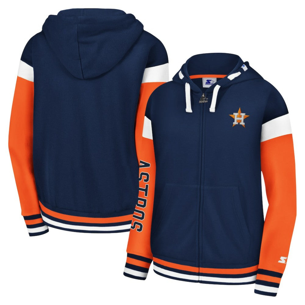 Houston Astros Starter Women's Homestretch Full-Zip Hoodie | MLB Outlet