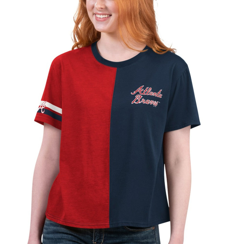 Atlanta Braves Starter Women's Power Move T-Shirt | MLB Outlet